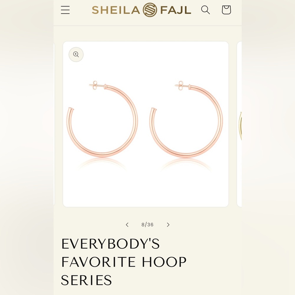 Sheila Fajl Everyone’s Favorite Hoop Earrings
